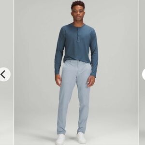 lululemon athletica Men’s Commission Slim-Fit Pants — Light Gray